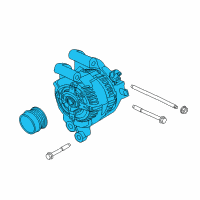 OEM 2014 Ford Transit Connect Alternator Diagram - CJ5Z-10346-F