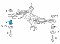 OEM Toyota Sienna Mount Cushion Diagram - 52271-0E090