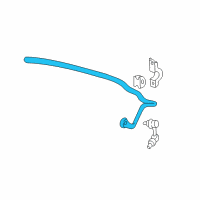 OEM 2005 Honda Civic Spring, Rear Stabilizer Diagram - 52300-S5T-A11