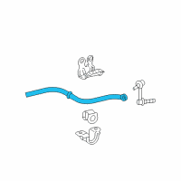 OEM 2012 Lexus IS250 Bar, Stabilizer, Front Diagram - 48811-30661