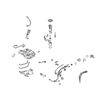 OEM 2012 Toyota Matrix Filler Neck Diagram - 77201-02231