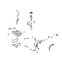 OEM Lexus GS450h Plate, Fuel Tank Vent Tube Set Diagram - 77168-52020