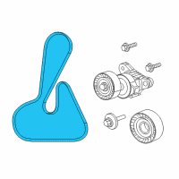 OEM 2021 Jeep Renegade Belt-SERPENTINE Diagram - 4861997AA