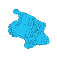 OEM Acura RL Starter Motor Assembly (Dudv8) (Denso) Diagram - 31200-RKG-A01