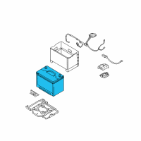 OEM Hyundai Veracruz Batteries Diagram - 371103J000