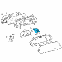 OEM 2002 Toyota Sequoia Fuel Gauge Diagram - 83882-0C110