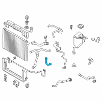 OEM BMW 750i xDrive Coolant Hose Diagram - 17-12-7-575-430