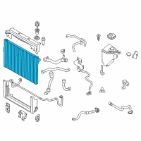 OEM 2009 BMW 750Li Radiator Diagram - 17-11-7-570-094