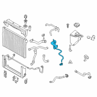 OEM 2015 BMW 750i Radiator Hose Diagram - 17-12-7-600-131