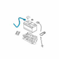 OEM Dodge Charger Battery Positive Cable Diagram - 4759976AG