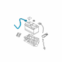 OEM Chrysler Battery Positive Cable Diagram - 4759976AG