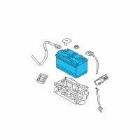 OEM 2007 Jeep Commander Battery Diagram - 4608719AD