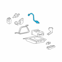 OEM 2004 Kia Optima Oxygen Sensor Assembly Lower Right Diagram - 3921037520