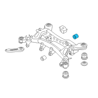 OEM BMW 230i xDrive Rubber Mounting Rear Diagram - 33-31-6-769-376