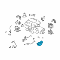 OEM 2011 Acura RL Rubber Assembly, Transmission Mounting Diagram - 50850-SJA-A61