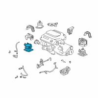 OEM 2006 Acura RL Rubber Assembly, Front Engine Mounting Diagram - 50830-SJA-E01