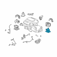 OEM 2011 Acura RL Mounting Assembly, Rear Engine Diagram - 50810-SJA-A02