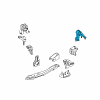 OEM 2005 Toyota Celica Rear Mount Diagram - 12371-22060