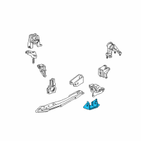 OEM 2004 Toyota Celica Lower Bracket Diagram - 12325-22020