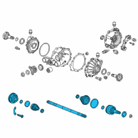 OEM 2018 Cadillac ATS Axle Assembly Diagram - 84372867