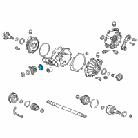 OEM Cadillac Front Seal Diagram - 22772359