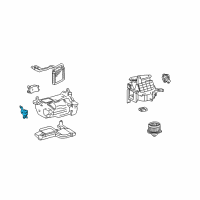 OEM Lexus LX470 Damp Servo Sub-Assembly, No.2 Diagram - 87106-60120