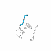 OEM 2015 Lexus IS350 Hose, Water By-Pass Diagram - 16261-31040