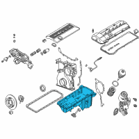 OEM 2002 BMW 325Ci Oil Pan Diagram - 11-13-1-432-703