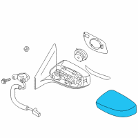 OEM Nissan Garnish-Door Mirror, LH Diagram - 96374-3TH3A