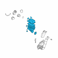 OEM Kia Air Cleaner Assembly Diagram - 281104D200