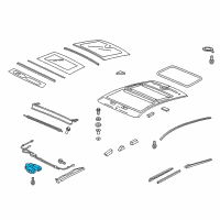 OEM 2013 Acura ZDX Motor Assembly Diagram - 70450-SZN-A01