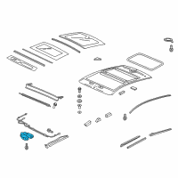 OEM 2010 Acura ZDX Motor Assembly Diagram - 70450-SZN-A01