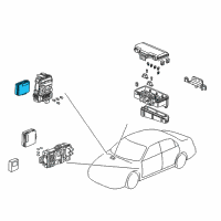 OEM Honda Accord System Unit, Multi Plex Control (Passenger Side) (Oki) Diagram - 38850-S84-A03