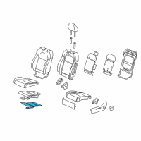 OEM 2016 Acura MDX Heater, Left Front Diagram - 81534-TZ5-A01