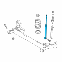 OEM 2018 Nissan Versa Shock Absorber Kit-Rear Diagram - E6210-9KZ0B