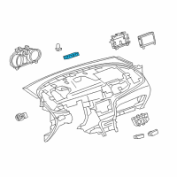 OEM 2013 Buick Encore Hazard Switch Diagram - 95016184