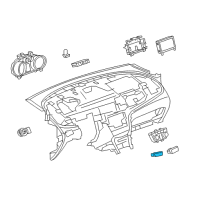 OEM 2013 Buick Encore Combo Switch Diagram - 95103533