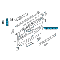 OEM 2021 BMW 740i xDrive OPERATING FACILITY SEAT FUNC Diagram - 61-31-6-997-294