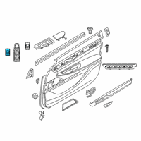 OEM 2019 BMW M760i xDrive Switch Trunk Lid Diagram - 61-31-9-299-459