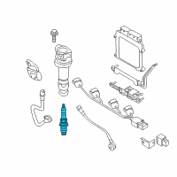 OEM 2010 Kia Soul Spark Plug Assembly Diagram - 1885510060