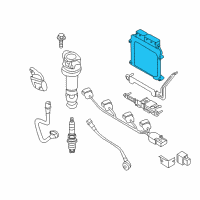 OEM Kia Soul Engine Ecm Control Module Diagram - 391232B130