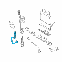 OEM Hyundai Elantra Coupe Sensor-Crankshaft Position Diagram - 39180-2B000