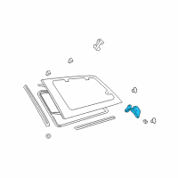 OEM 2017 Toyota Sienna Window Motor Diagram - 85770-AE013