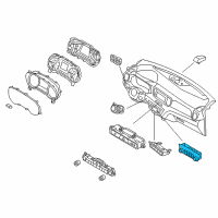 OEM 2016 Kia Sportage Control Assembly-Heater Diagram - 97250D9021AK5