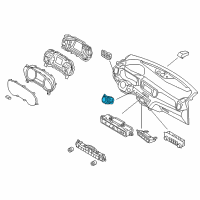 OEM Kia Button Start Swtich Assembly Diagram - 95430D9700WK