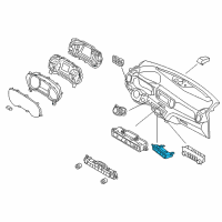 OEM 2019 Kia Sportage Complete-Crash Pad Lower Switch Diagram - 93300D9060CBJ