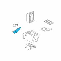 OEM 2006 Mercury Mountaineer Cup Holder Diagram - 6L2Z-7813562-AAC