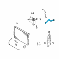 OEM 2012 BMW M3 Lower Radiator Coolant Hose Diagram - 11-53-7-840-661