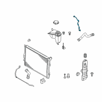 OEM 2009 BMW M3 Radiator Hose Diagram - 17537838219