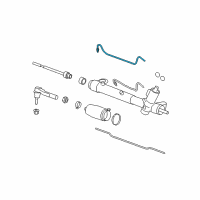 OEM Saturn Aura Pipe Kit, Steering Gear Diagram - 15944370